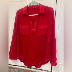 Candies red blouse
